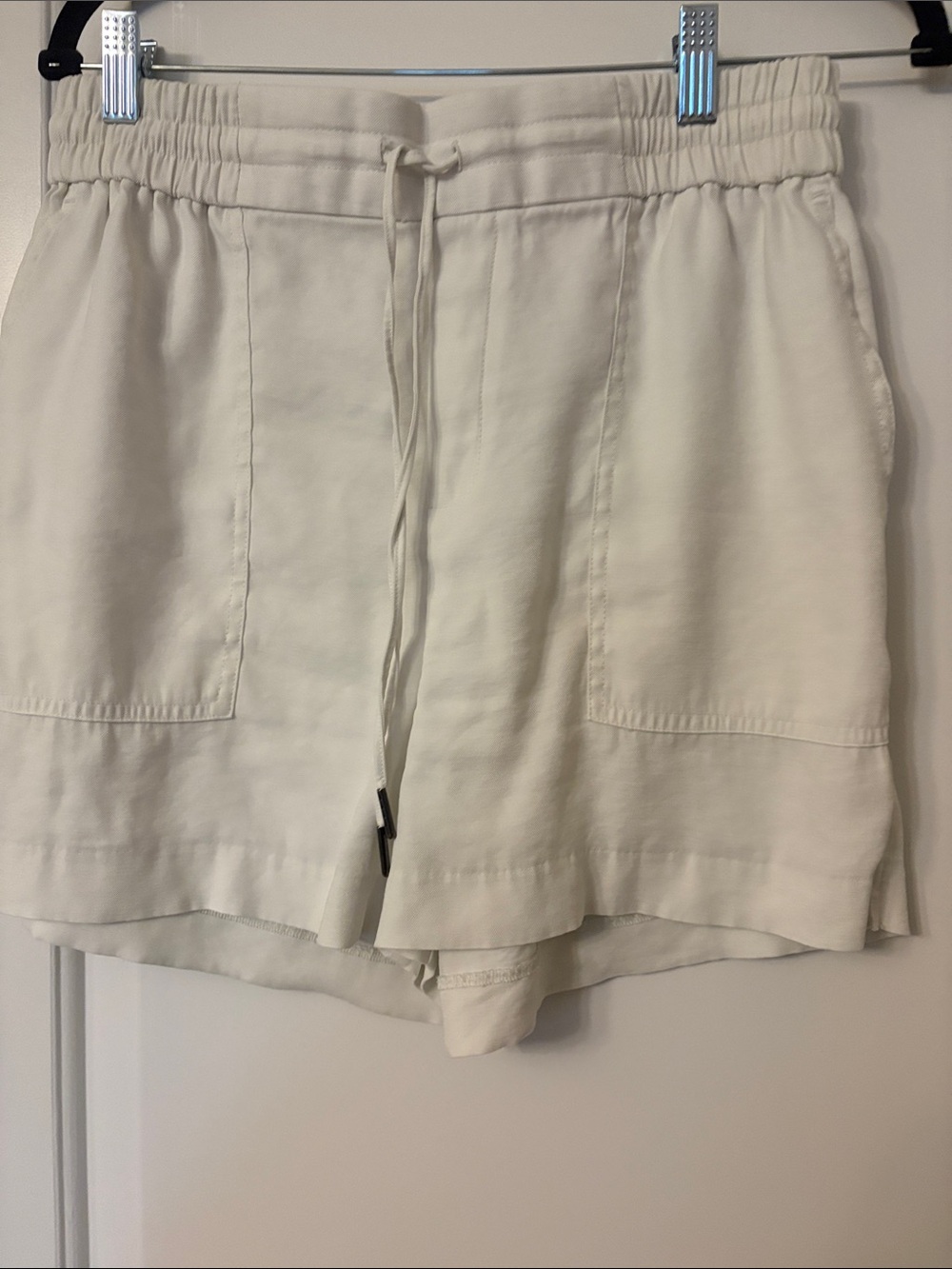 Kersh Cream Drawstring Lounge Skort Shorts